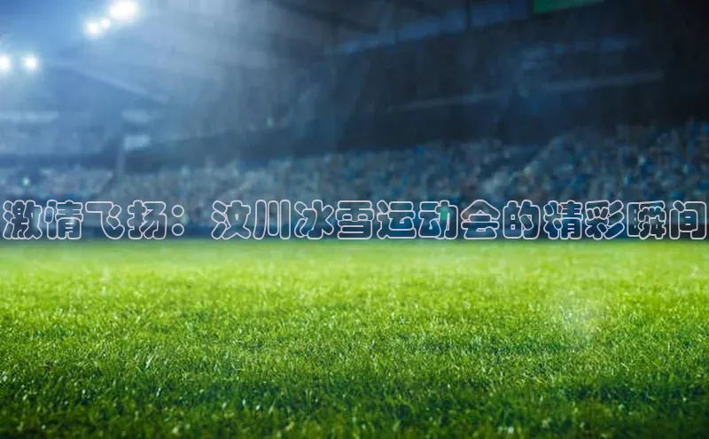 激情飞扬：汶川冰雪运动会的精彩瞬间